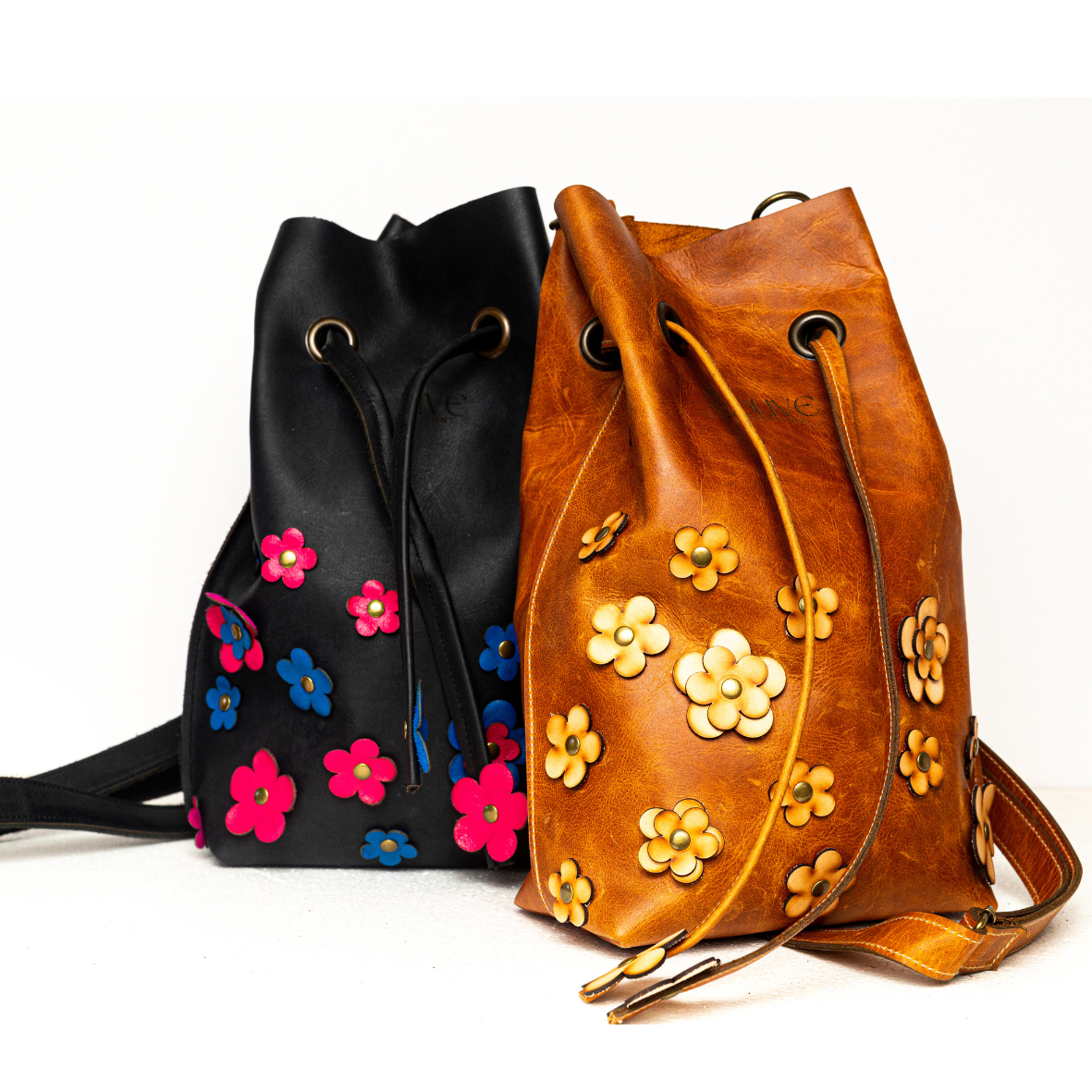 FLORAL DRAWSTRING BAG